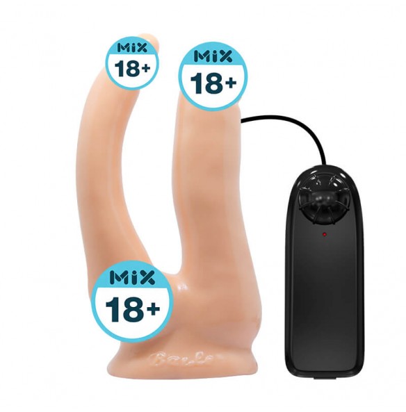 BAILE - Jessica Dual-Dildo Vibrators Strap-On (L:18cm - D:3.9cm) BAILE - Jessica Dual-Dildo Vibrators Strap-On (L:18cm - D:3.9cm)